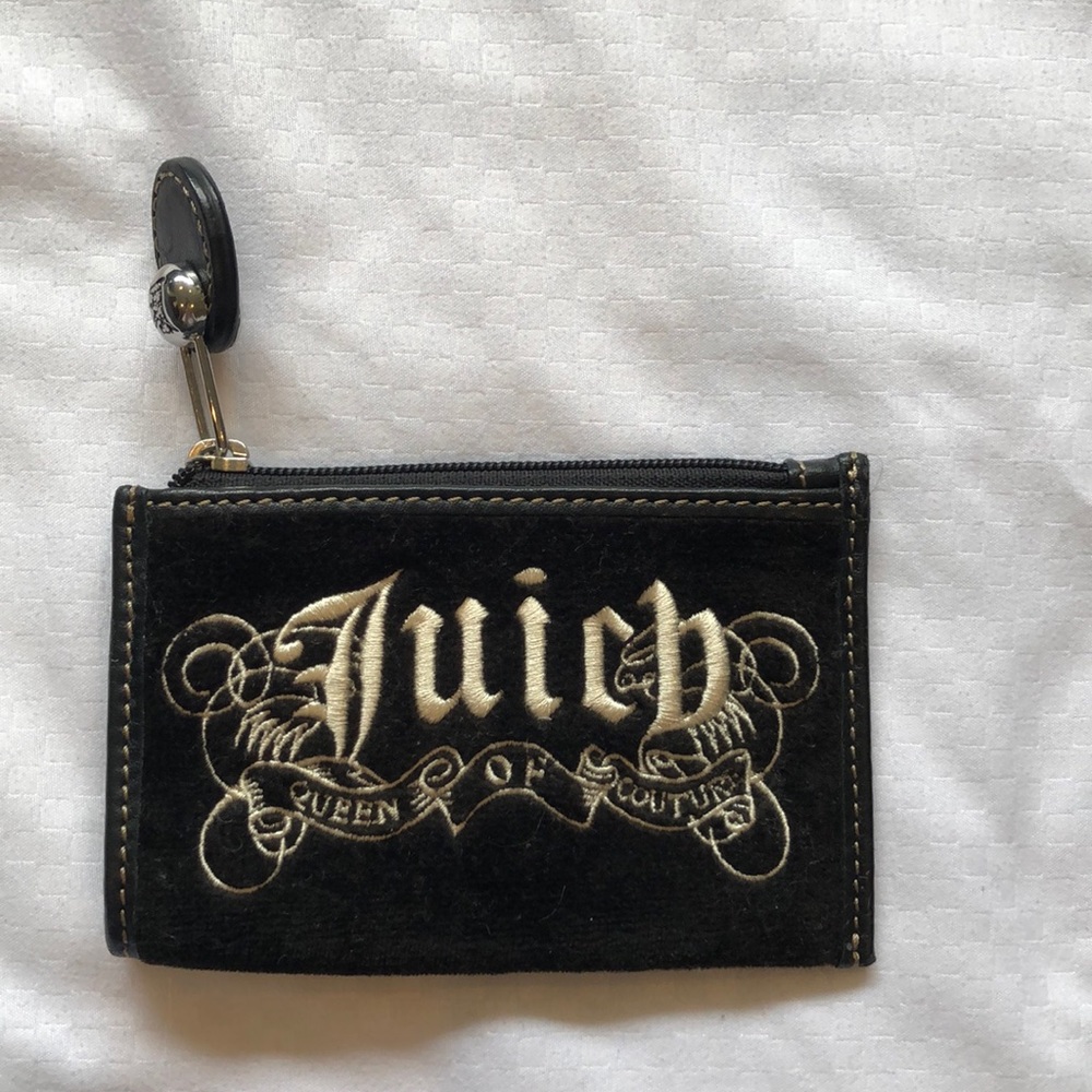 Juicy Couture black coin purse
